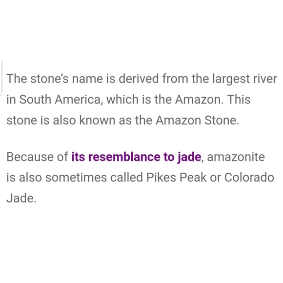 Natural Amazonite Pendant Necklace - Picture 7 of 8